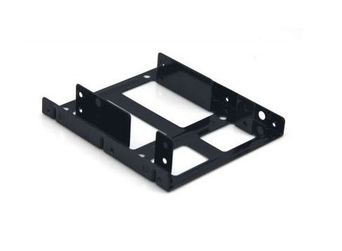 (Dual HDD Support!) 2.5” to 3.5” Hard Drive Bracket Mounting Kit, Metal ...