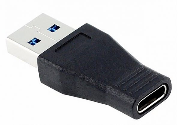 USB-C USB 3.1 Type-C Female to USB 3.0 Male Port A Adapter_Black